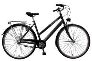 Kuru city naisten hybrid polkupyörä sopii monenlaiseen pyöräilyyn, täydellisesti varusteltu!