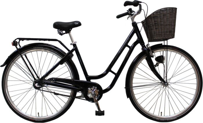 KURU Classic polkupyörä on retrohenkinen, täydellisesti varusteltu pyörä kaikenlaiseen mukavaan ajoon!