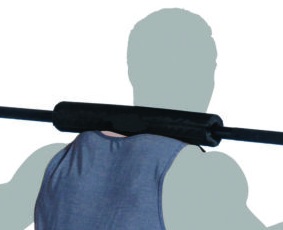 Nordic Duke® levytangon pehmuste suojaa niskaa erilaisissa tankoharjoitteissa.